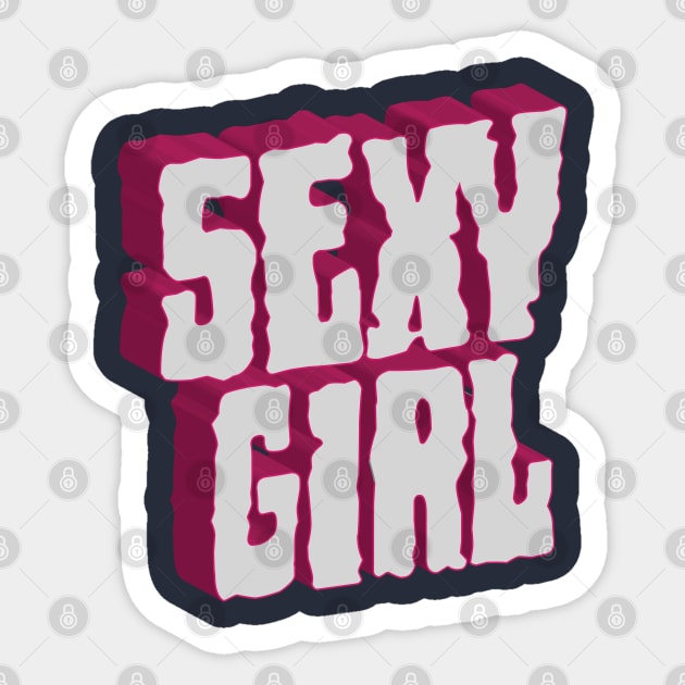 Sexy Girl Sticker by CTShirts